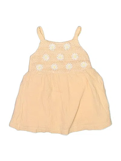 Pre-owned Btween Kids' Dress In Yellow