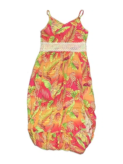 Pre-owned Btween Kids' Dress In Yellow