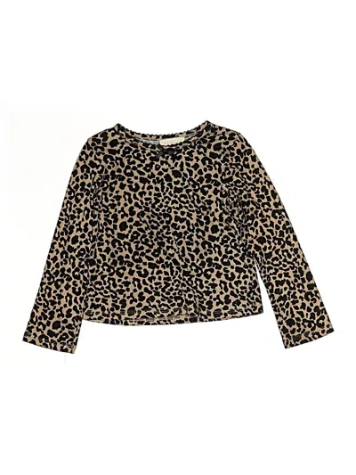 Pre-owned Btween Kids' Long Sleeve T-shirt In Gold