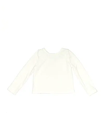 Pre-owned Btween Kids' Long Sleeve T-shirt In Ivory