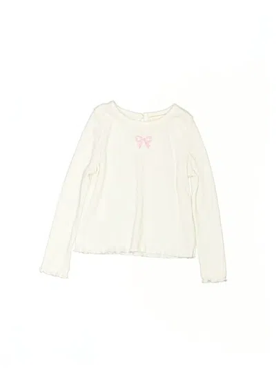 Pre-owned Btween Babies' Long Sleeve T-shirt In Ivory