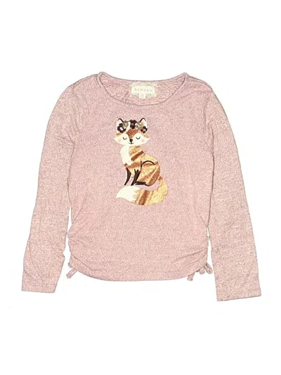 Pre-owned Btween Kids' Long Sleeve T-shirt In Pink