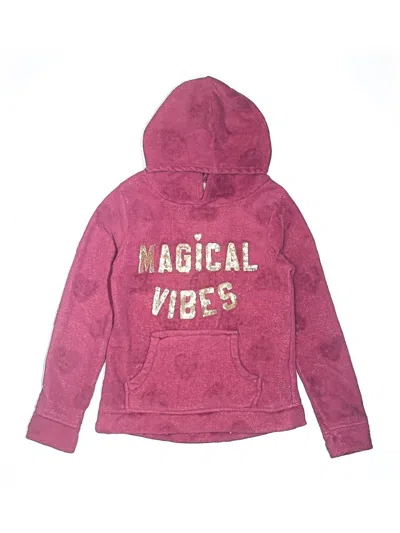 Pre-owned Btween Kids' Pullover Hoodie In Burgundy