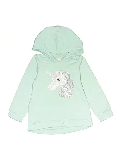 Pre-owned Btween Kids' Pullover Hoodie In Green