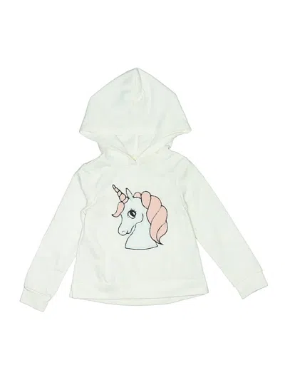 Pre-owned Btween Kids' Pullover Hoodie In White