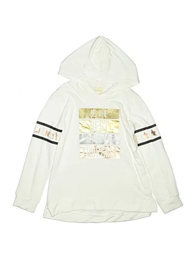 Pre-owned Btween Kids' Pullover Hoodie In White