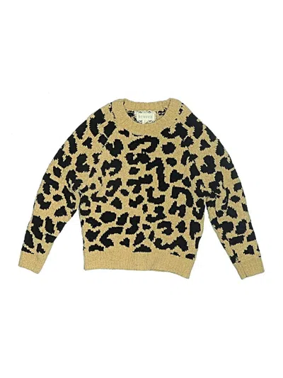 Pre-owned Btween Kids' Pullover Sweater In Gold