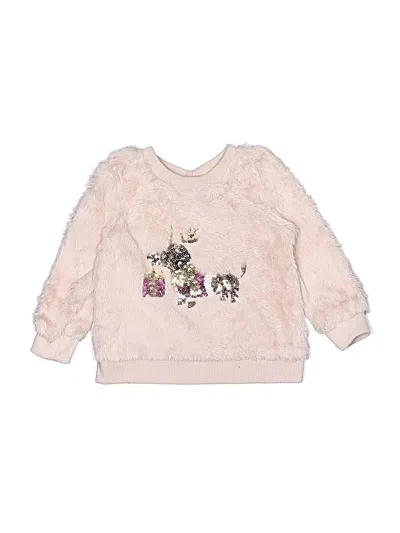 Pre-owned Btween Babies' Pullover Sweater In Pink
