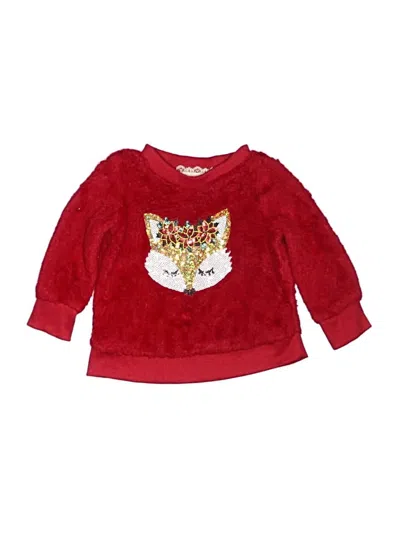 Pre-owned Btween Babies' Pullover Sweater In Red