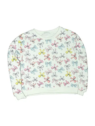 Pre-owned Btween Kids' Pullover Sweater In White