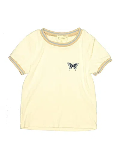 Pre-owned Btween Kids' Short Sleeve T-shirt In Ivory