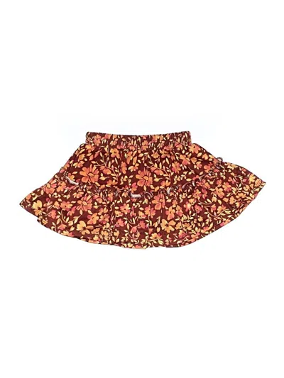 Pre-owned Btween Kids' Skort In Burgundy