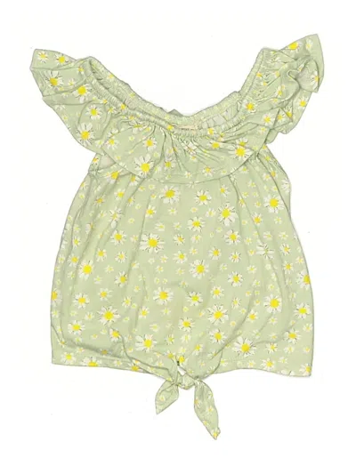 Pre-owned Btween Kids' Sleeveless Blouse In Green