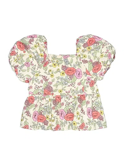 Pre-owned Btween Kids' Sleeveless Blouse In Ivory