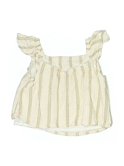 Pre-owned Btween Kids' Sleeveless Blouse In Yellow