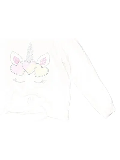 Pre-owned Btween Kids' Sweatshirt In White