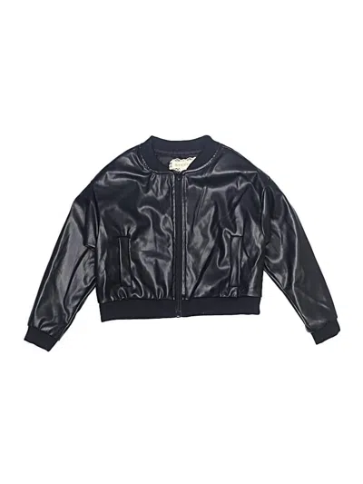 Pre-owned Btween Kids' Track Jacket In Black