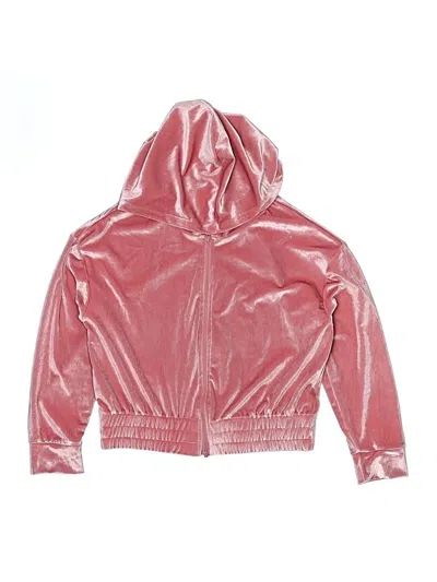 Pre-owned Btween Kids' Zip Up Hoodie In Pink