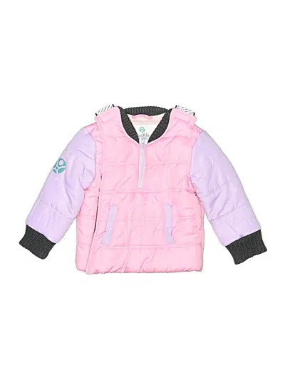 Pre-owned Bubble Baby Kids' Snow Jacket In Pink
