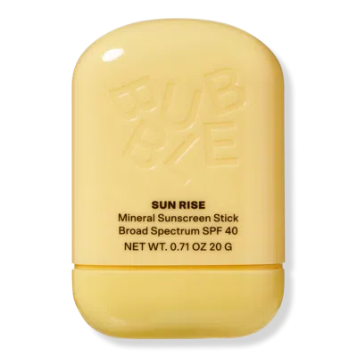 Bubble Sun Rise Mineral Sunscreen Stick Broad Spectrum Spf 40