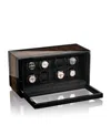 Buben & Zörweg Vantage 8 Macassar Watch Winder In Black