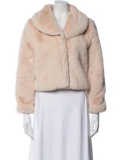 Pre-owned Bubish Faux Fur Jacket In Pink