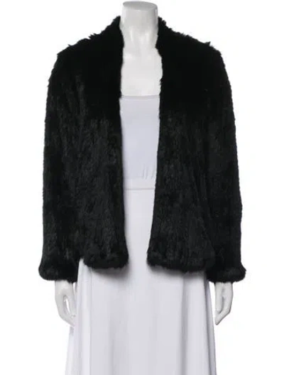 Pre-owned Bubish Faux Fur Jacket W/ Tags In Black