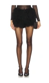 Bubish Feather Hot Short In Black
