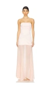 Bubish Jasmine Gown In 桃粉色