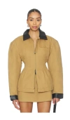 Bubish Olivia Cinched Country Jacket In Brown