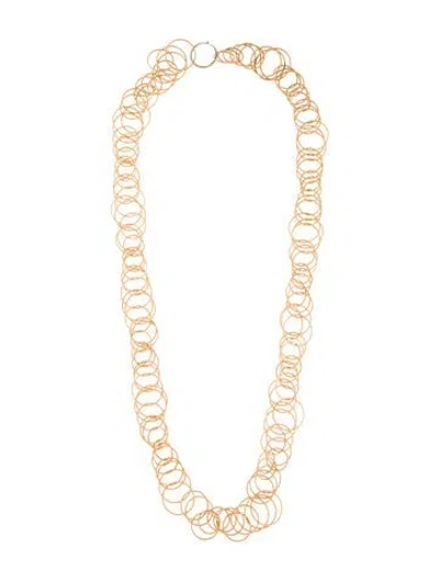 Pre-owned Buccellati 18k Hawaii Chain Necklace, 28" In Multi