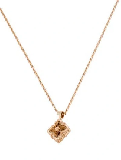 Pre-owned Buccellati 18k Onyx Opera Tulle Pendant Necklace, 17.5" In Multicolor