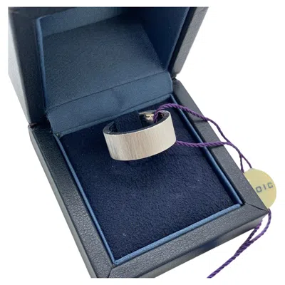 Pre-owned Buccellati 18k White Gold Macri Classica Eternelle Band Ring