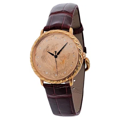 Pre-owned Buccellati 18k Yellow Gold Audachron 5111 38.5mm Watch