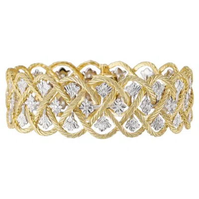 Pre-owned Buccellati 18kt Yellow & White Gold Bracelet