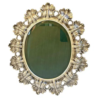 Pre-owned Buccellati An Important Large Italian Sterling Silver Picture Frame By , 20th C. In Sand