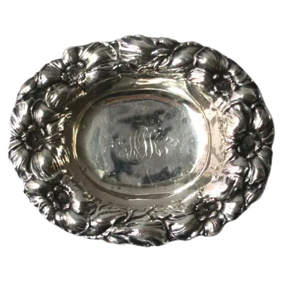 Pre-owned Buccellati Antique Sterling Silver Jewelry Dish In The  Style