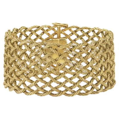Pre-owned Buccellati Crepe De Chine Bracelet In Multiple