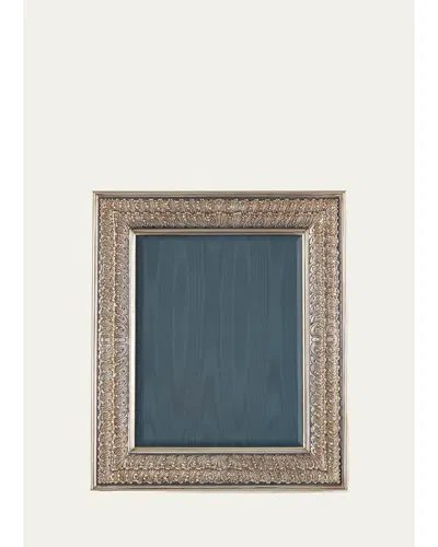 Buccellati Double-linenfold Frame, 8" X 10" In Green