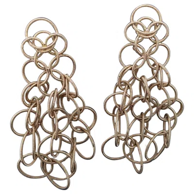 Pre-owned Buccellati Hawaii 18k Yellow Gold Pendant Earrings
