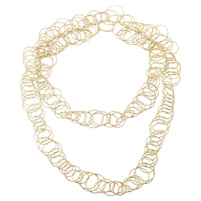 Pre-owned Buccellati Hawaii Yellow Gold Long Necklace