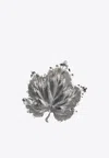 Buccellati Small Vine Leaf Decor In Silver