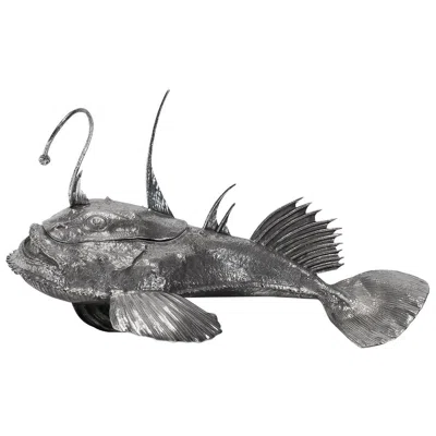 Pre-owned Buccellati Silver Sea Angler Fish Centerpiece