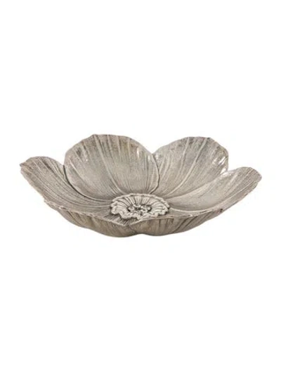 Pre-owned Buccellati Sterling Narcissus Dish In Silver