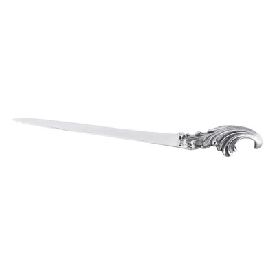 Pre-owned Buccellati Vintage  Sterling Silver Letter Opener With Rocaille Handle