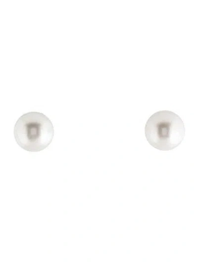 Pre-owned Bucherer 18k Pearl Clip-on Earrings In Multi