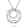 Bucherer 18k White Gold 0.69ct Diamond Circle Necklace Bu02-071224 In White