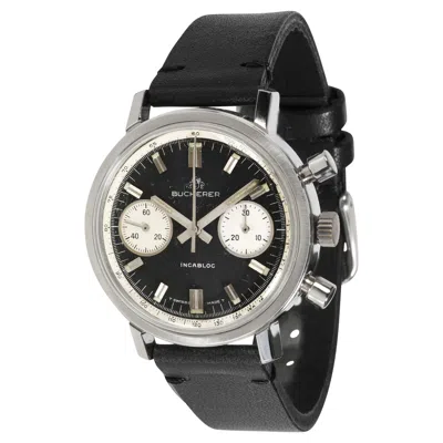 Pre-owned Bucherer Chrono Chrono Men's Vintage Watch In Stainless Steel In Multi