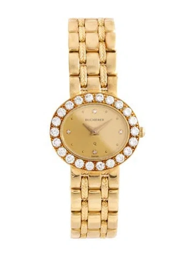 Pre-owned Bucherer Classic 18k Watch, 24mm In Multi