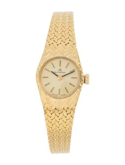 Pre-owned Bucherer Classic Watch, 18mm In Multi